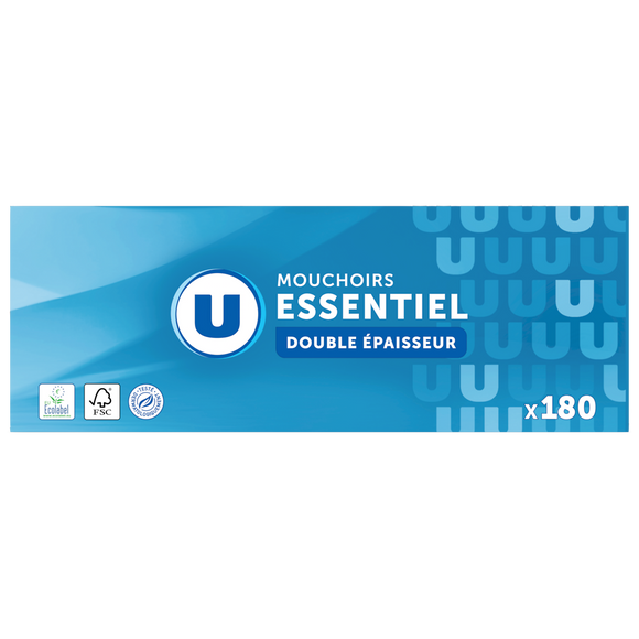 U Mouchoirs  boîte de 180