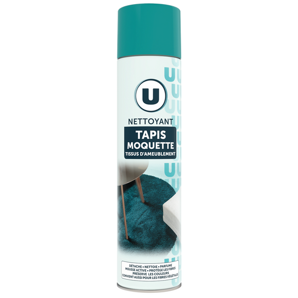 U Nettoyant 5 en 1 pour tapis et moquette aérosol de 600ml