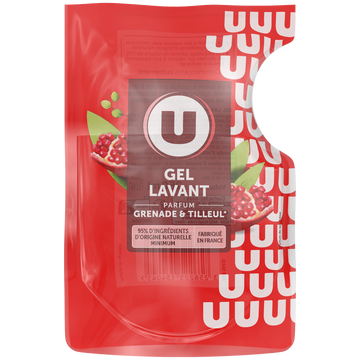 U Gel lavant grenade tilleul, recharge 250ml