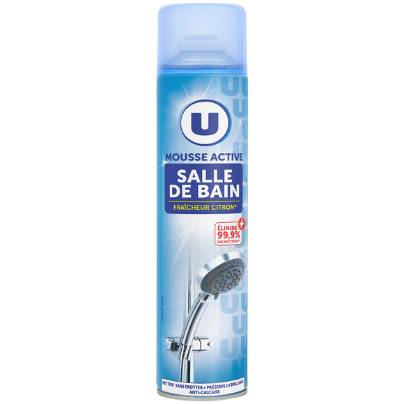 U Nettoyant salle de bain aérosol de 600ml