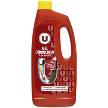U Gel déboucheur à la soude flacon de 1l