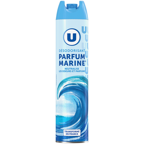 U Désodorisant intérieur parfum marine aérosol de 300ml
