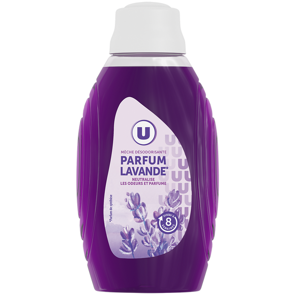 U Mèche désodorisante 2 en 1 parfum lavande 375ml