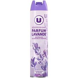 U Désodorisant parfum lavande  Aérosol 300ml