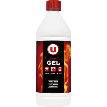 U Allume-feu gel  Flacon 1L