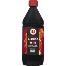 U Allume-feu liquide bouteille de 1l
