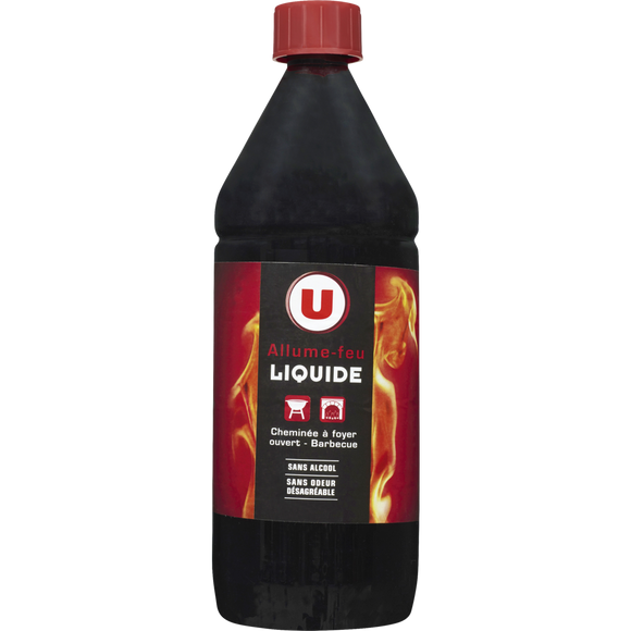 U Allume-feu liquide  bouteille de 1l