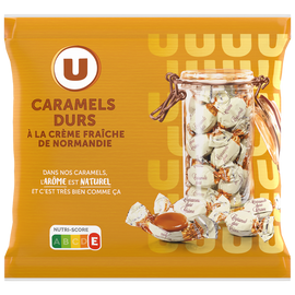U Caramels durs à la crème  sachet de 175G