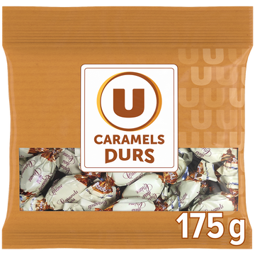 U Caramels durs à la crème sachet de 175G