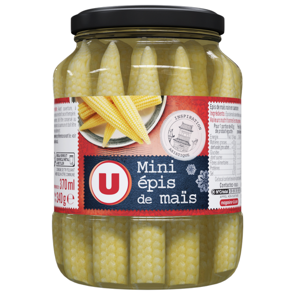 U Mini épis de maïs 190g