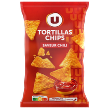 U Tortilla chips goût chili paquet de 150g
