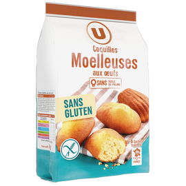 U SANS GLUTEN Coquilles moelleuses sans gluten 180g