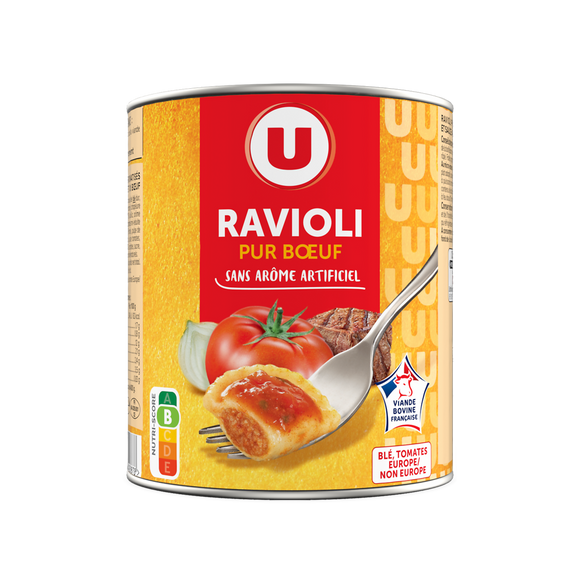 U Ravioli pur boeuf Boîte de 800g