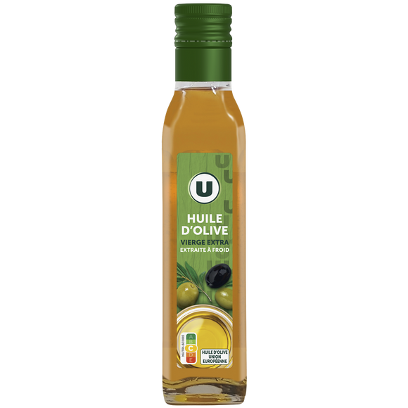 U Huile d'olive extra vierge Bouteille 250mL