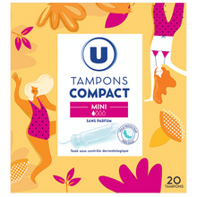 U Tampon compact mini x20