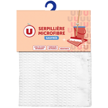 U Serpillière gaufrée en microfibre