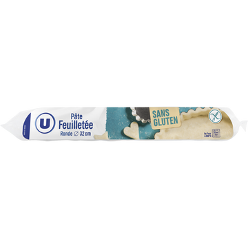 U SANS GLUTEN Pâte feuilletée sans gluten 280g