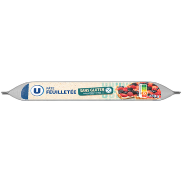 U SANS GLUTEN Pâte feuilletée sans gluten 280g