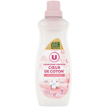 U Adoucissant concentré coeur de coton flacon de 750ml