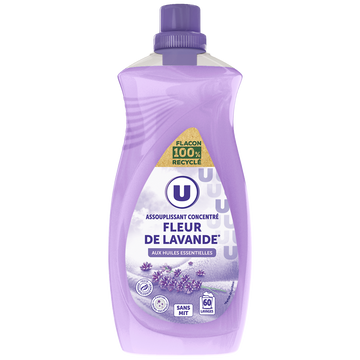 U Adoucissant concentré infusion de lavande 60 lavages, 1,5L