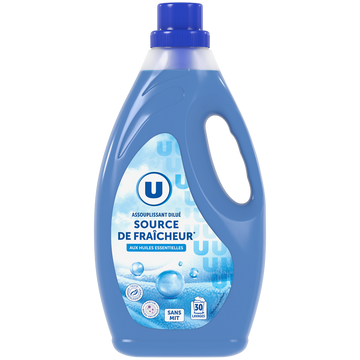 U Adoucissant dilué source de fraîcheur flacon de 2l