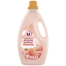 U Adoucissant dilué velours de pêche flacon de 2l