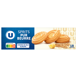 U Gâteau Sprits au beurre paquet de 400g