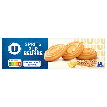 U Gâteau Sprits au beurre paquet de 400g