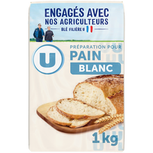 U Mélange de farines boulangères pour pain blanc 1kg