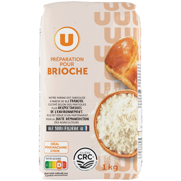 U Mélange de farines boulangères pour pain brioché  1kg