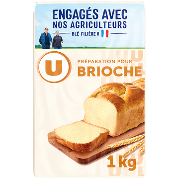 U Mélange de farines boulangères pour pain brioché 1kg