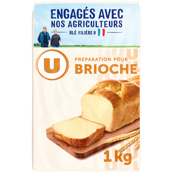 U Mélange de farines boulangères pour pain brioché 1kg