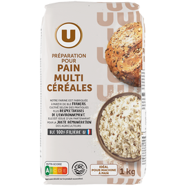 U Mélange de farines boulangères pour pain multicéréales  1kg