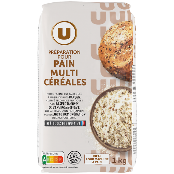 U Mélange de farines boulangères pour pain multicéréales  1kg