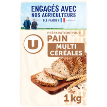 U Mélange de farines boulangères pour pain multicéréales 1kg