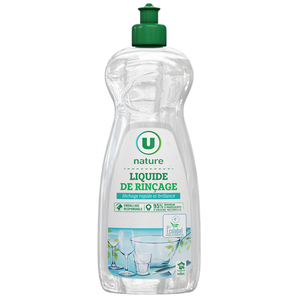 U NATURE Liquide de rincage flacon de 750ml