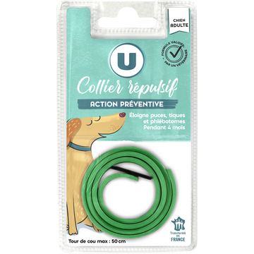 U Collier répulsif pour chien,  18g