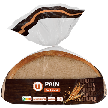 U Pain tranché au seigle  500g
