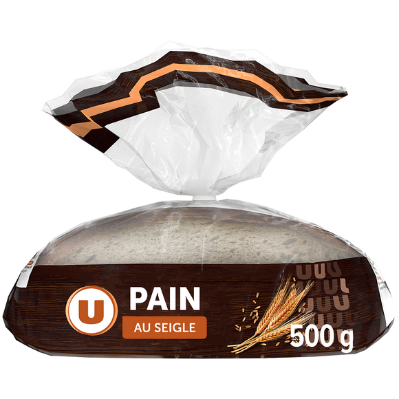 U Pain tranché au seigle 500g
