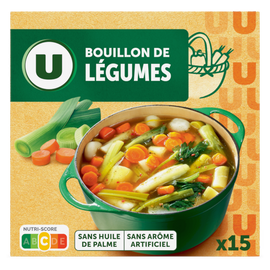 U Bouillon de légumes  x15  -  150g
