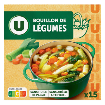 U Bouillon de légumes  x15  -  150g
