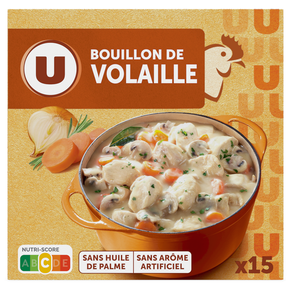 U Bouillon Cube de volaille 15x150g