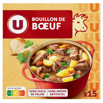 U Bouillon de boeuf  15x150g