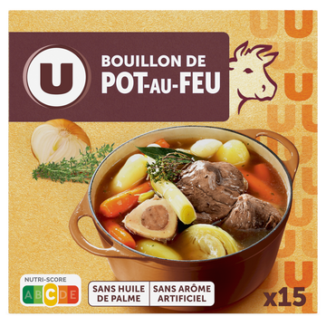 U Bouillon pot au feu  15 tablettes  -  150g