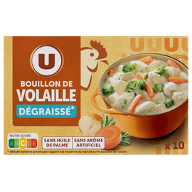 U Bouillon de volaille dégraissé  10 cubes  -  100g
