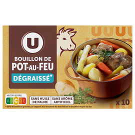 U Bouillon de pot-au-feu dégraissé  10 cubes  -   100g