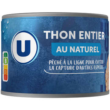 U Thon entier listao naturel pêche ligne  312g