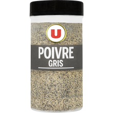 U Poivre gris moulu grand format, 100g