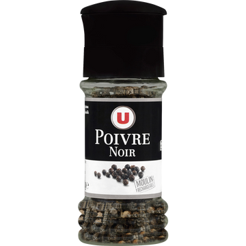 U Moulin rechargeable poivre noir 38g