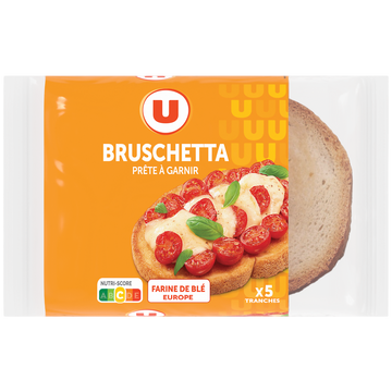 U Bruschetta, 5 tranches soit 330g